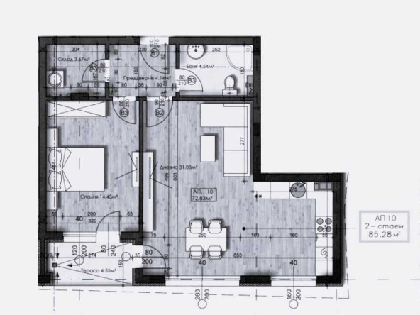 Двустаен апартамент в София, Студентски град - 85 кв.м за 2459 €/кв.м - Снимка #1