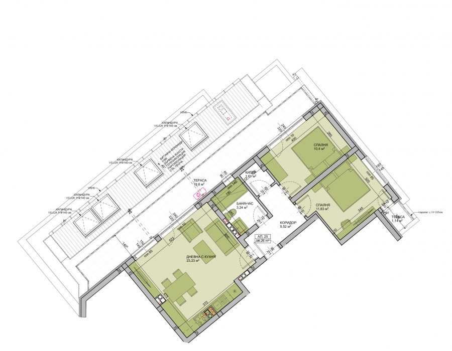 Тристаен апартамент в Пловдив, Кючук Париж - 114 кв.м за 734 €/кв.м - Снимка #1