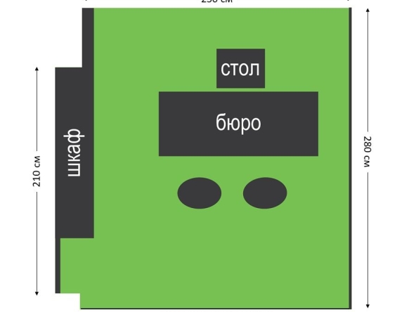 Дава се под наем Офис в Силистра, Малчика - 10 кв.м за 149.43 € - Снимка #1