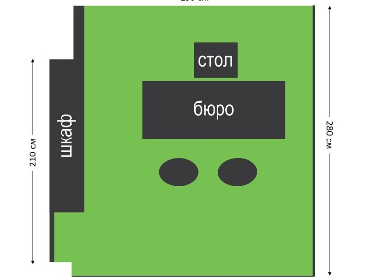 Дава се под наем Офис в Силистра, Малчика - 10 кв.м за 149.43 € - Снимка #1