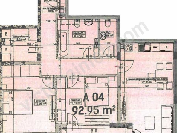 Тристаен апартамент в Велико Търново, Бузлуджа - 104 кв.м за 1004 €/кв.м - Снимка #1