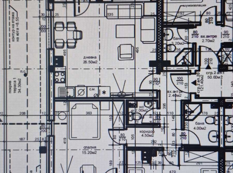 Тристаен апартамент в Пловдив, Остромила - 136 кв.м за 892 €/кв.м - Снимка #1
