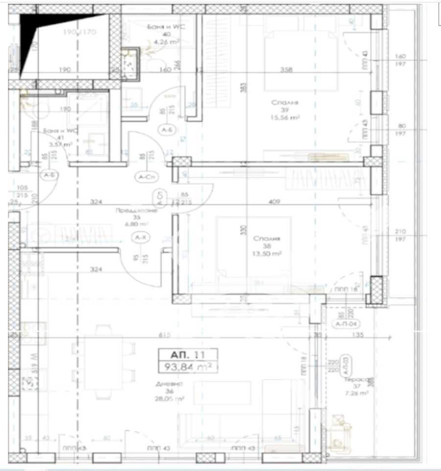 Тристаен апартамент в Пловдив, Беломорски - 112 кв.м за 1100 €/кв.м - Снимка #1