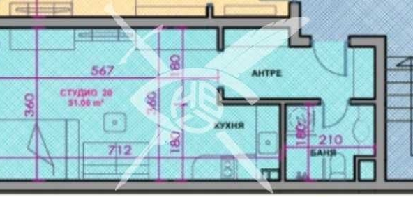 Едностаен апартамент в Поморие - 51 кв.м за 969 €/кв.м - Снимка #1