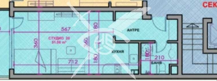 Едностаен апартамент в Поморие - 51 кв.м за 969 €/кв.м - Снимка #1