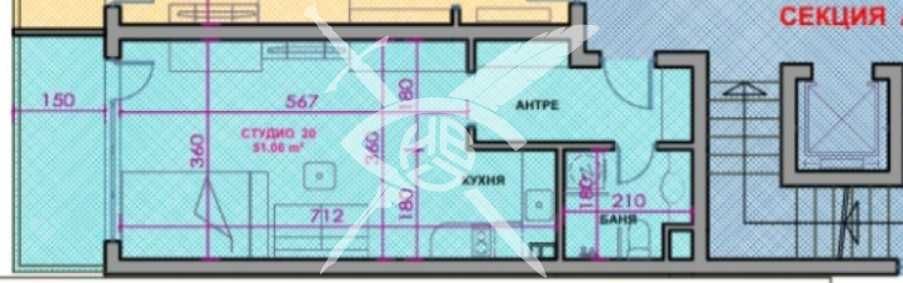 Едностаен апартамент в Поморие - 51 кв.м за 1702 €/кв.м - Снимка #1