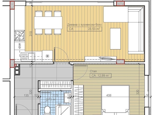 Двустаен апартамент в София, Бояна - 75 кв.м за 2039 €/кв.м - Снимка #1