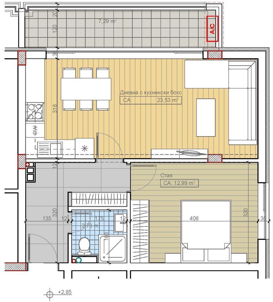 Двустаен апартамент в София, Бояна - 75 кв.м за 1146 €/кв.м - Снимка #1