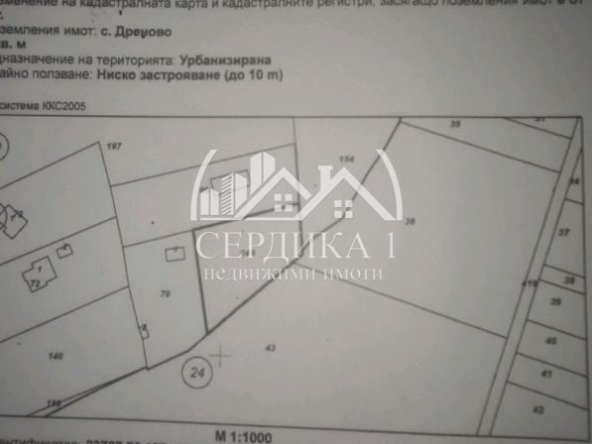 Парцел в с. Дреново, Област София-област - 567 кв.м за 37 €/кв.м - Снимка #1
