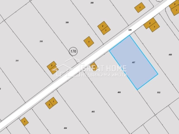 Парцел в Търговище, Вилна зона - 493 кв.м за 17 €/кв.м - Снимка #1