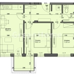Тристаен апартамент в Варна, Виница - 68 кв.м за 1427 €/кв.м - Снимка #1