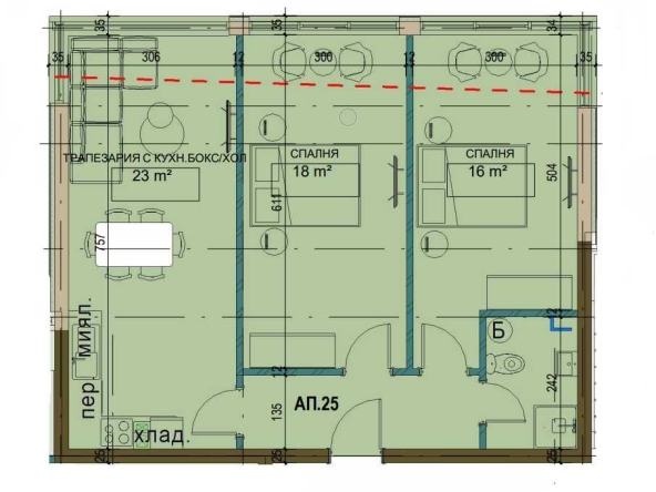 Тристаен апартамент в Търговище, Вароша - 88 кв.м за 1102 €/кв.м - Снимка #1