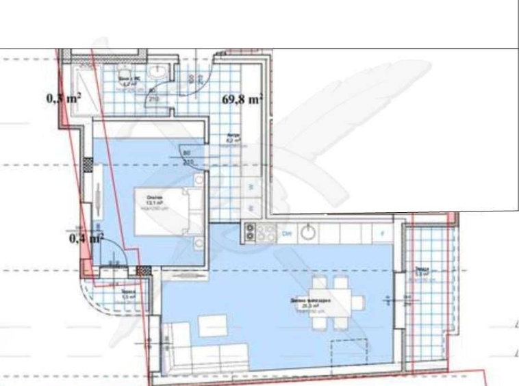 Двустаен апартамент в Пловдив, Център - 85 кв.м за 1046 €/кв.м - Снимка #1