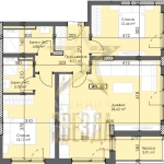 Тристаен апартамент в Пловдив, Тракия - 103 кв.м за 1082 €/кв.м - Снимка #1