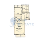 Тристаен апартамент в Велико Търново, Бузлуджа - 119 кв.м за 639 €/кв.м - Снимка #1