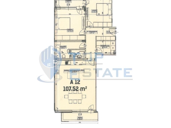 Тристаен апартамент в Велико Търново, Бузлуджа - 119 кв.м за 1005 €/кв.м - Снимка #1