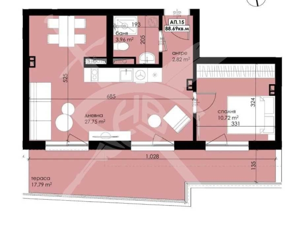 Двустаен апартамент в Созопол - 91 кв.м за 735 €/кв.м - Снимка #1