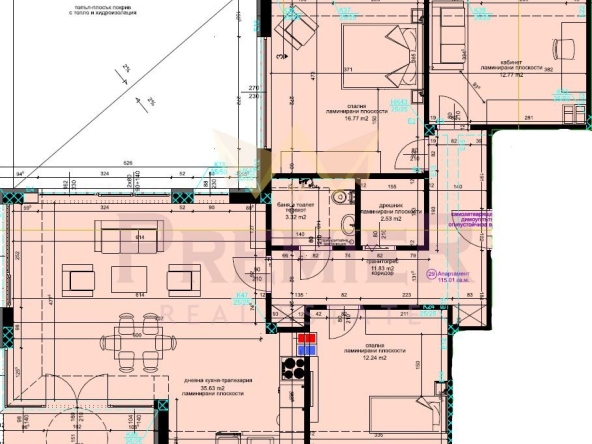 Четиристаен апартамент в Варна, Аспарухово - 129 кв.м за 2039 €/кв.м - Снимка #1