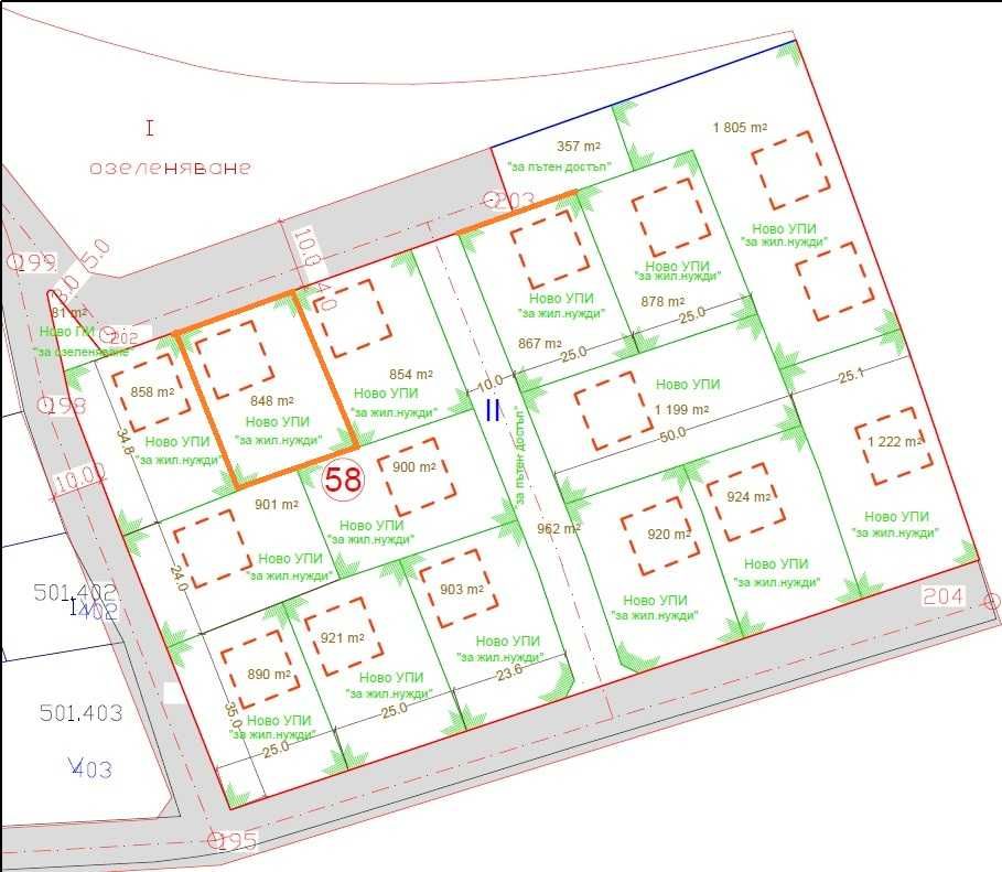 Парцел в с. Царева поляна, Област Хасково - 848 кв.м за 13 €/кв.м - Снимка #1