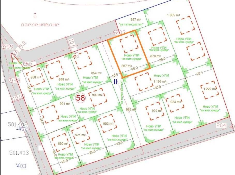 Парцел в с. Царева поляна, Област Хасково - 867 кв.м за 13 €/кв.м - Снимка #1