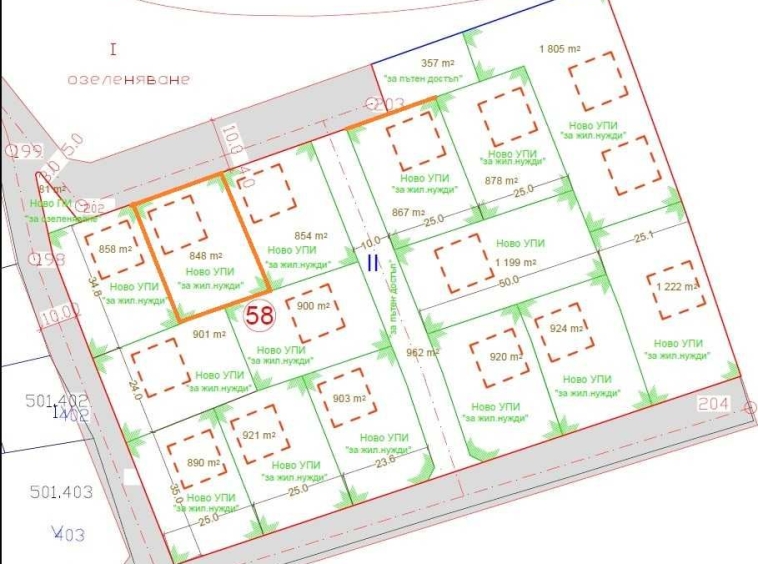 Парцел в с. Царева поляна, Област Хасково - 848 кв.м за 13 €/кв.м - Снимка #1