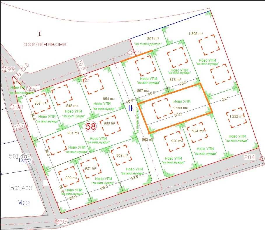 Парцел в с. Царева поляна, Област Хасково - 1199 кв.м за 13 €/кв.м - Снимка #1