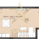 Едностаен апартамент в Пловдив, Южен - 67 кв.м за 954 €/кв.м - Снимка #1