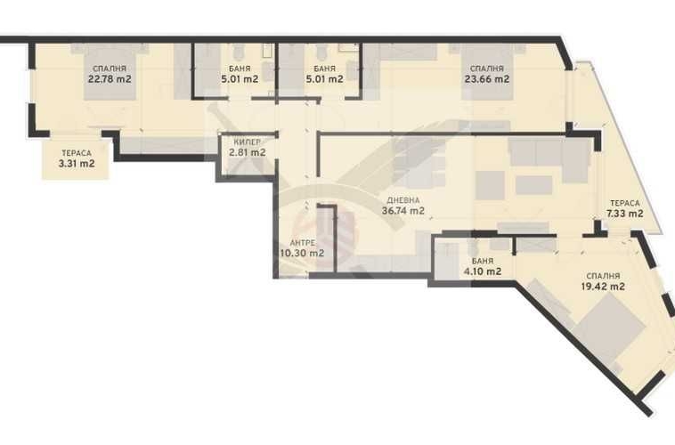 Четиристаен апартамент в София, Овча купел 2 - 181 кв.м за 1626 €/кв.м - Снимка #1