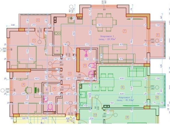 Тристаен апартамент в Благоевград, Широк център - 95 кв.м за 1073 €/кв.м - Снимка #1