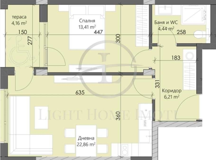 Двустаен апартамент в Пловдив, Кършияка - 74 кв.м за 1256 €/кв.м - Снимка #1