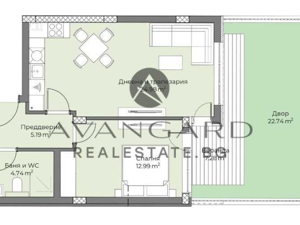 Двустаен апартамент в Пловдив, Беломорски - 65 кв.м за 1507 €/кв.м - Снимка #1