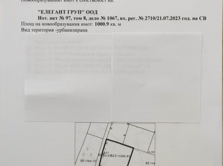 Парцел в Севлиево - 1000 кв.м за 12 €/кв.м - Снимка #1