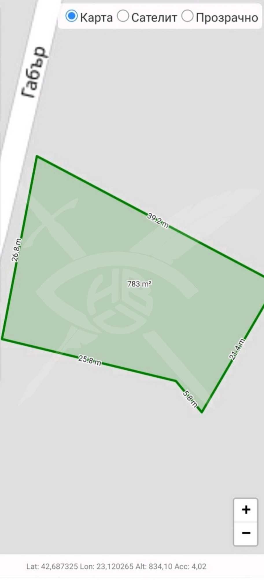 Парцел в Банкя - 800 кв.м за 77 €/кв.м - Снимка #1