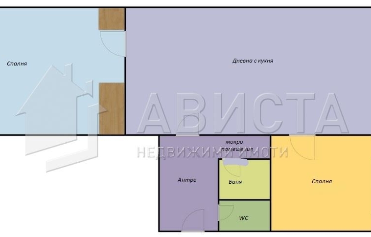 Тристаен апартамент в София, Борово - 67 кв.м за 2463 €/кв.м - Снимка #1