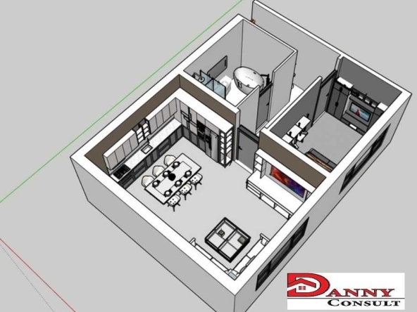 Двустаен апартамент в Велико Търново, Акация - 77 кв.м за 1052 €/кв.м - Снимка #1