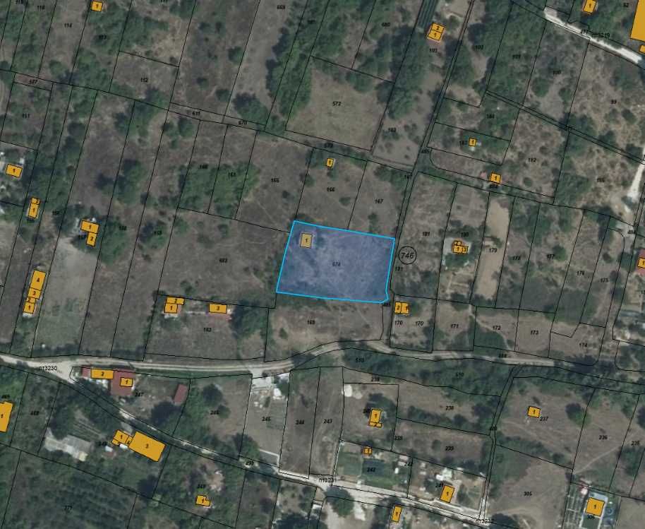 Парцел в Хасково, Младежки хълм - 1547 кв.м за 29 €/кв.м - Снимка #1