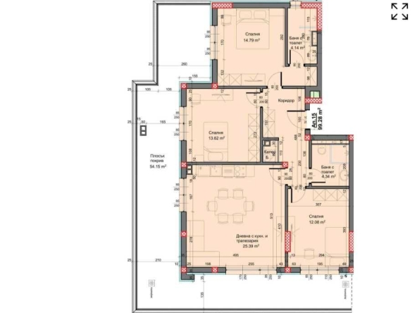 Четиристаен апартамент в Варна, Възраждане 3 - 170 кв.м за 996 €/кв.м - Снимка #1