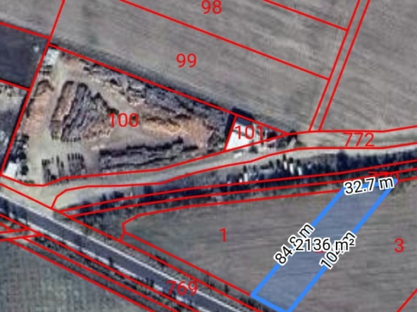 Парцел в Карлово - 2134 кв.м за 36 €/кв.м - Снимка #1