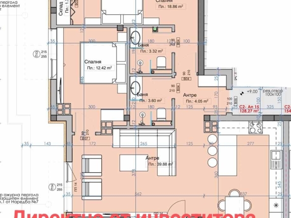 Тристаен апартамент в с. Марково, Област Пловдив - 145 кв.м за 1098 €/кв.м - Снимка #1