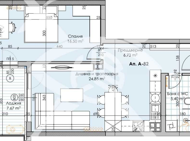 Двустаен апартамент в Пловдив, Кършияка - 89 кв.м за 860 €/кв.м - Снимка #1