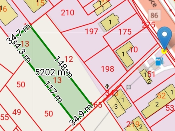 Парцел в Асеновград - 5200 кв.м за 57 €/кв.м - Снимка #1