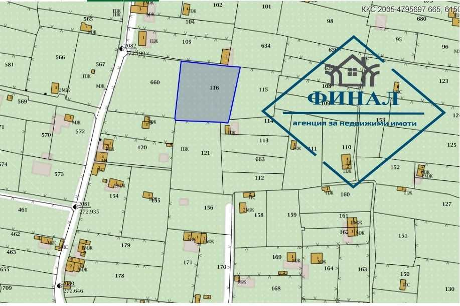 Парцел в Шумен, м-т Под Манастира - 1153 кв.м за 11 €/кв.м - Снимка #1