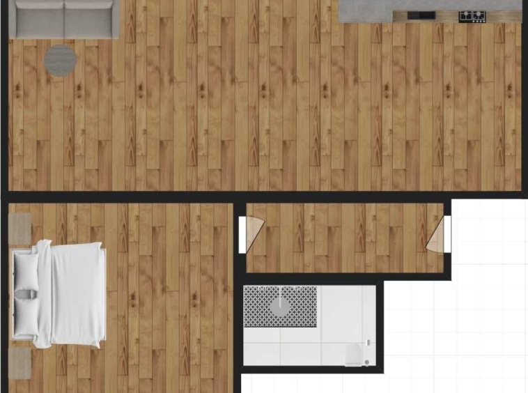Двустаен апартамент в Бургас, Меден рудник - зона А - 80 кв.м за 850 €/кв.м - Снимка #1