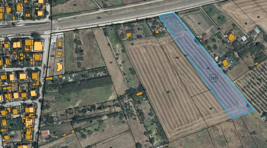 Парцел в Пловдив, Прослав - 8783 кв.м за 29 €/кв.м - Снимка #1