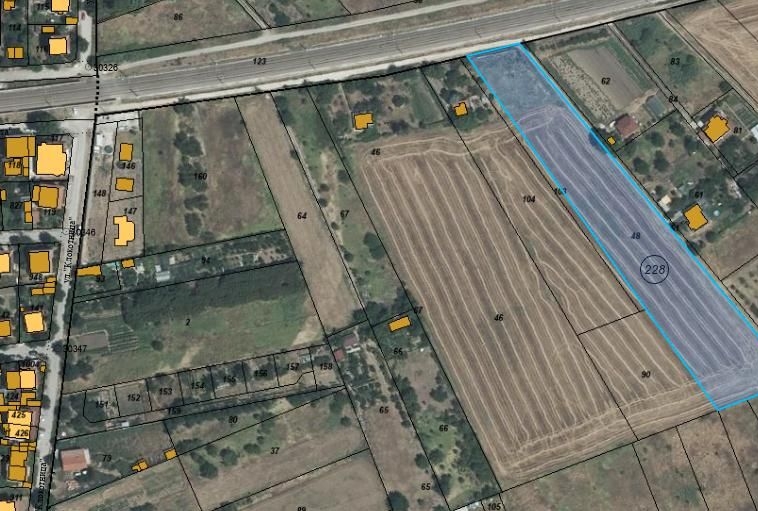 Парцел в Пловдив, Прослав - 8783 кв.м за 57 €/кв.м - Снимка #1