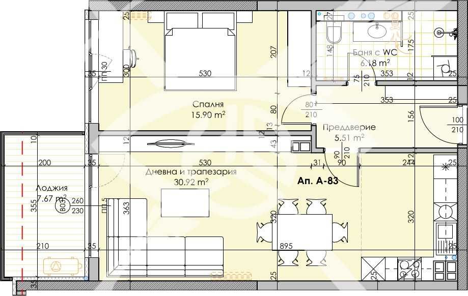 Двустаен апартамент в Пловдив, Кършияка - 89 кв.м за 1803 €/кв.м - Снимка #1