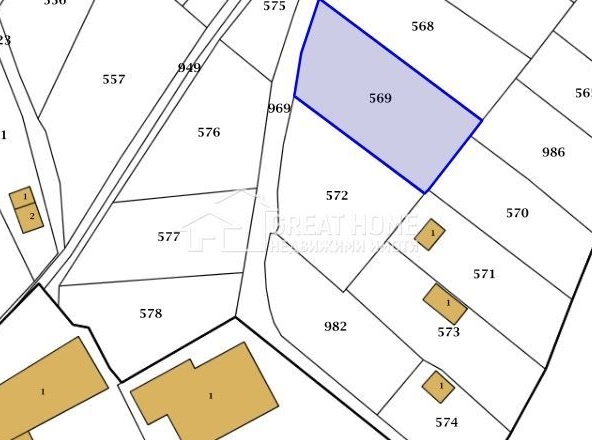 Парцел в Търговище, Вилна зона - 983 кв.м за 23 €/кв.м - Снимка #1