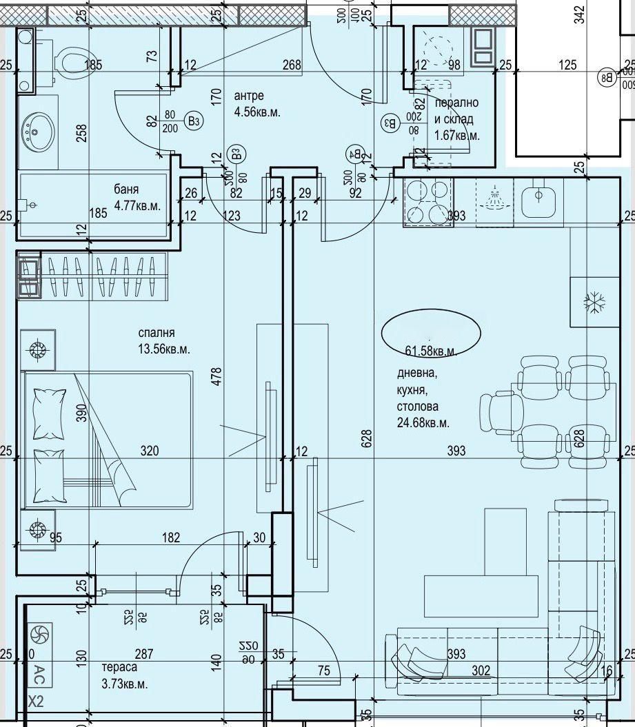 Двустаен апартамент в Пловдив, Каменица 2 - 75 кв.м за 884 €/кв.м - Снимка #1