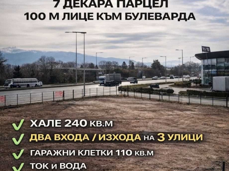 Дава се под наем Парцел в София, Лозенец - 7000 кв.м за 13964.31 € - Снимка #1