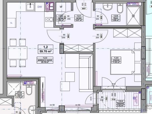 Двустаен апартамент в София, Люлин 10 - 60 кв.м за 2334 €/кв.м - Снимка #1